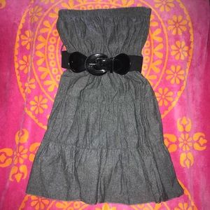 Strapless summer dress